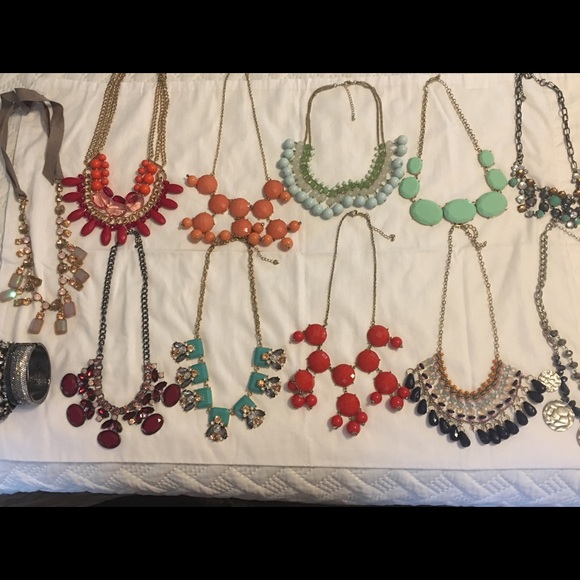 Jewelry - 11 boutique style necklaces and 2 bracelets